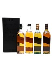 Johnnie Walker The Collection Black, Green, Gold & Blue Label 4 x 20cl