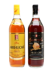 Arehucas Carta Oro & Guanche Honey Rum  2 x 100cl
