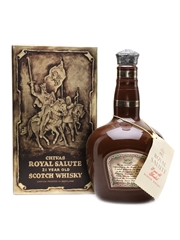 Royal Salute 21 Year Old Bottled 1970s-1980s - Spode Ceramic Decanter 75cl / 40%