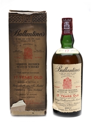Ballantine's 17 Year Old Bottled 1960s - 21 Brands 75cl / 43%