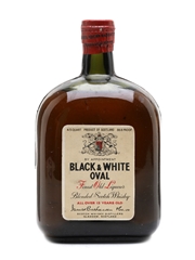 Black & White Oval 12 Year Old Bottled 1950s - Spring Cap 75.7cl / 43.4%