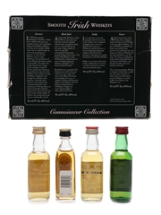 Smooth Irish Whiskeys Connoisseur Collection Jameson, Black Bush, Paddy, Power 4 x 5cl / 40%