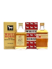 White Horse Bottled 1960s & 1970s 2 x 5cl / 40%