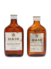 Haig Gold Label Bottled 1960s & 1970s 2 x 5.6cl / 40%