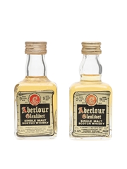 Aberlour Glenlivet 9 Year Old Bottled 1970s 2 x 4.7cl / 40%
