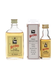 White Horse Bottled 1970s & 1990s 5cl & 3cl / 40%