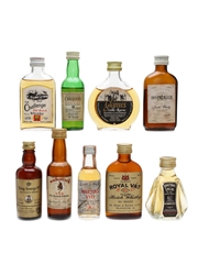Assorted Blends From The 1960s-1970s King George IV, Martin's Mackinlays, Chequers, Something Special 9 x 5cl