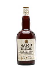 Haig's Gold Label Spring Cap Bottled 1950s 75cl