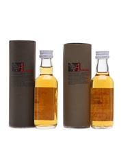 Aberlour 10 & 12 Year Old Bottled 1980s 2 x 5cl / 40%