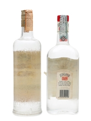 Gilson Gin & Juniper Dry Gin Bottled 1970s & 1990s 75cl & 70cl