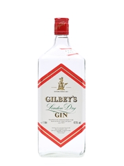 Gilbey's London Dry Gin Bottled 1980s 1 Litre