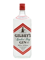 Gilbey's London Dry Gin Bottled 1980s 113cl / 47.5%