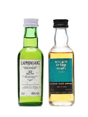 2 x Islay Single Malt Miniatures 