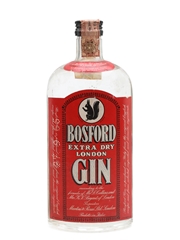 Bosford Extra Dry London Gin Bottled 1960s - Martini & Rossi 75cl / 42%
