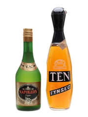 Tenerelli Ten Fynsec & Napoleon VS Liquore Bottled 1960s & 1990s 100cl & 70cl