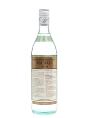 Bacardi Carta Blanca Bottled 1970s 75.7cl / 40%