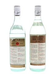 Bacardi Carta Blanca Bottled 1970s & 1980s 2 x 75cl