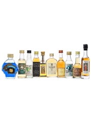 10 x Assorted Spirits Miniatures 