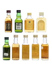 9 x Assorted Scotch Whisky Inc White Horse Miniature