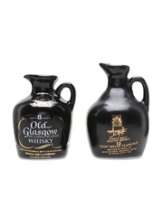 Old Glasgow 8 Year Old & Argyll 12 Year Old Ceramic Jugs 2 x 5cl / 40%