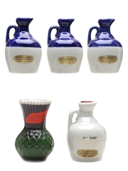Rutherford's Ceramic Jugs 5 x 5cl / 40%