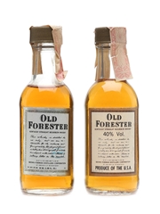 Old Forester Bottled 1970s-1980s 2 x 5cl / 40%