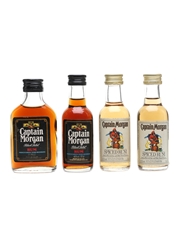 Captain Morgan Black Label & Spiced Rum  4 x 5cl