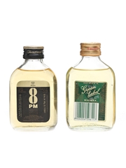 Gilbey's Green Label & Radico 8 PM Indian Whisky 2 x 9cl / 42.8%