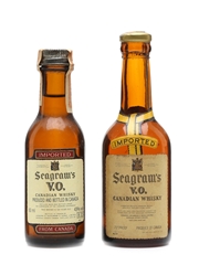 Seagram's VO Bottled 1960s-1970s 2 x 5cl