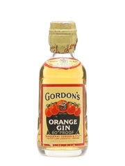 Gordon's Orange Gin Spring Cap Miniature Bottled 1950s 5cl / 34%