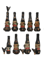 Deniset-Klainguer Grande Liqueur De Sapins Bottled 1950s-1960s 9 x 3cl-5cl