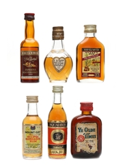 Rums Of The World Mount Gay, Light Hart, Myers's, Dujardin, Ye Olde Times 6 x 5cl