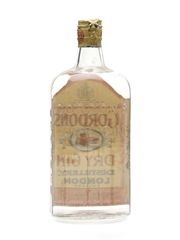 Gordon's Dry Gin Spring Cap Bottled 1950s 75cl