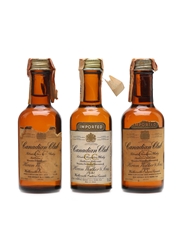 Canadian Club 6 Year Old & 1967 Bottled 1970s 3 x 5cl / 40%
