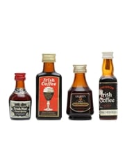 4 x Irish Coffee Whisky Liqueur Miniature 