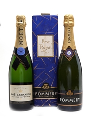 Pommery & Moet Champagne 2 x 75cl