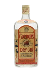 Gordon's Dry Gin Spring Cap Bottled 1940s-1950s 75cl / 47.4%