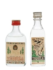San Vincente & El Cuate Tequila Bottled 1970s 2 x 5cl