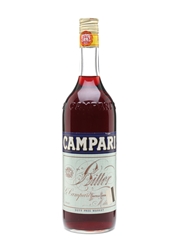 Campari Bitter Bottled 1970s-1980s - Duty Free 100cl
