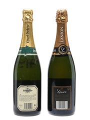 Lanson Black Label & Canard Duchene Champagne 2 x 75cl
