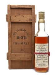 Macallan 1938 Handwritten Label