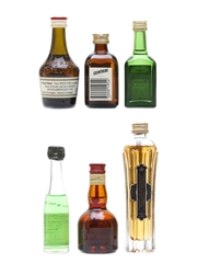 Assorted French Liqueurs Cointreau, Benedictine, St Germain 6 x 3-5cl