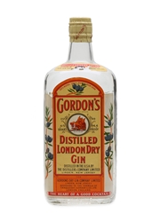 Gordon's Dry Gin Spring Cap Bottled 1950s - Linden, New Jersey 75.7cl / 47.2%