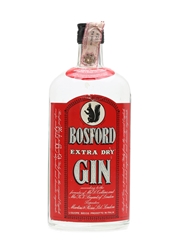 Bosford Extra Dry London Gin Bottled 1970s - Martini & Rossi 75cl / 43%