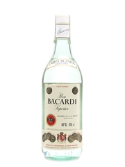 Bacardi Carta Blanca Bottled 1980s - Spain 100cl / 40%