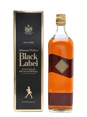 Johnnie Walker Black Label Bottled 1980s - Duty Free 100cl / 40%