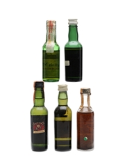 5 x Blended Scotch Whisky Miniature 
