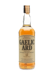 Gaelic Ard 12 Year Old Bottled 1980s - Carpene Malvolti 75cl / 43%