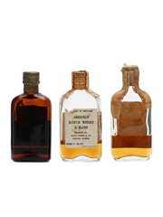 3 x Blended Scotch Whisky Miniature 