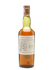 Talisker 10 Year Old Bottled 1980s - Map Label 75cl / 45.8%